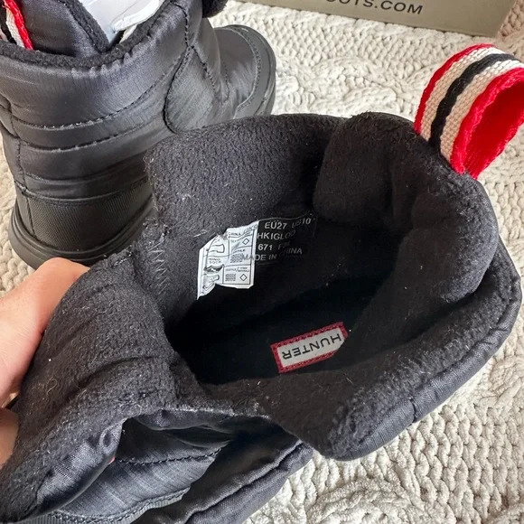 Hunter Igloo Quilted Snow Boots Toddler - Picture 8 of 13